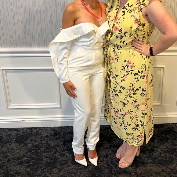 Self portrait off shoulder jumpsuit - Picture 2 of 9